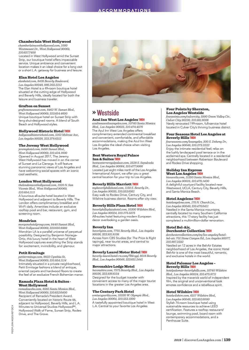2018 Los Angeles Official Visitors Guide By Los Angeles Magazine
