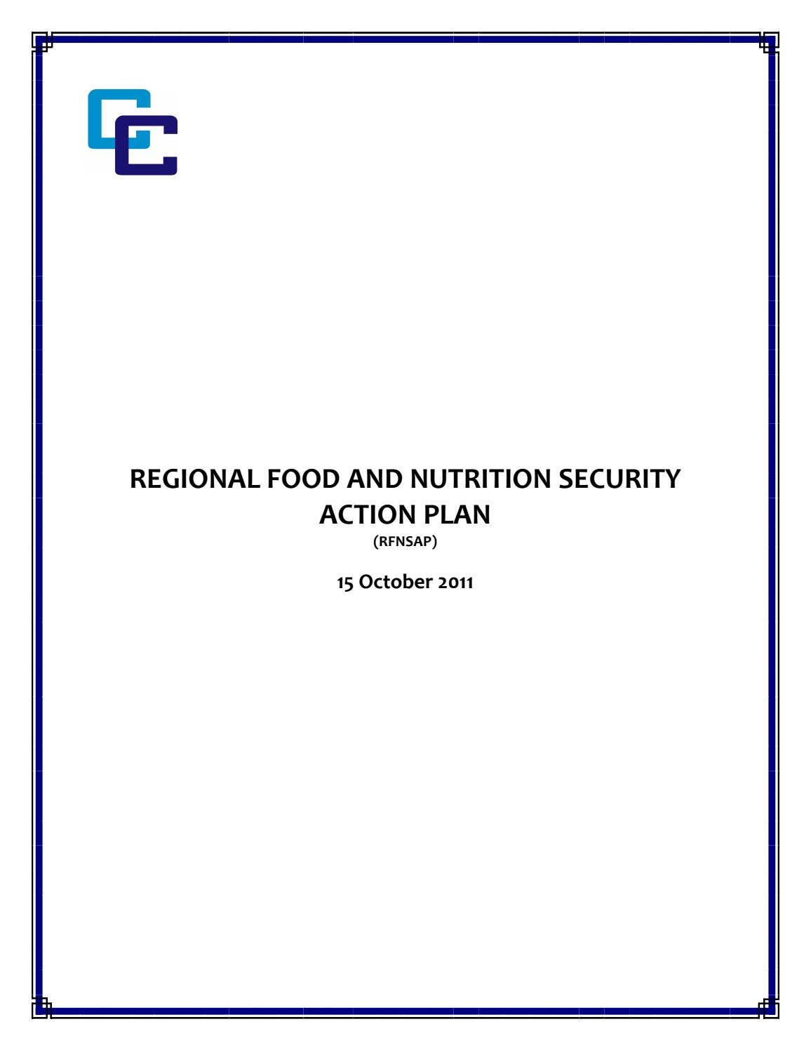 CARICOM Regional Food and Nutrition Security Action Plan by Caribbean ...