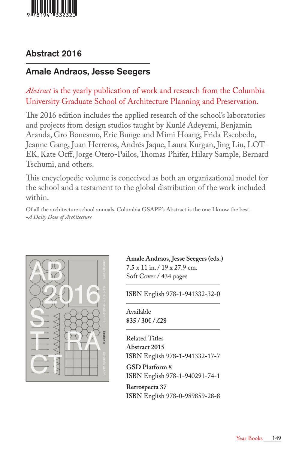 Actar - Catalog Spring 18 by Actar Publishers - Issuu