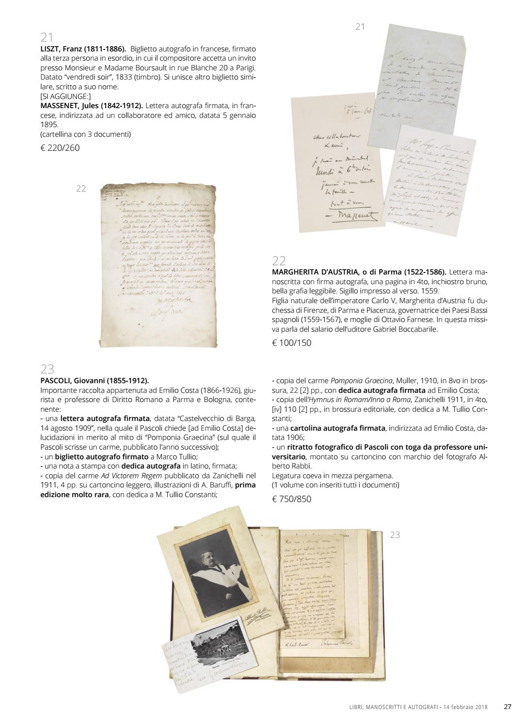 Libri Manoscritti E Autografi By Pandolfini Casa D Aste Issuu