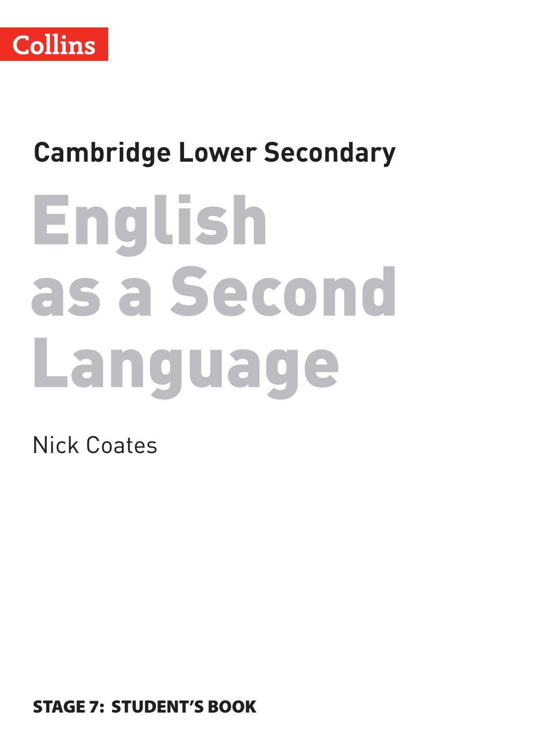 English as a Second Language Stage 7 Student Book by Collins - Issuu
