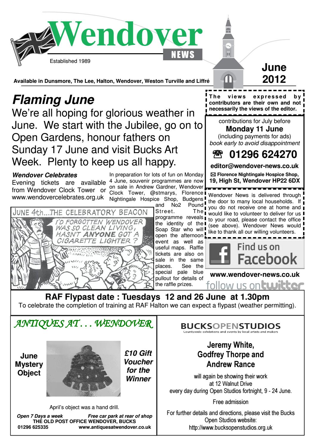 June 2012 Wendover News by Wendover News Issuu
