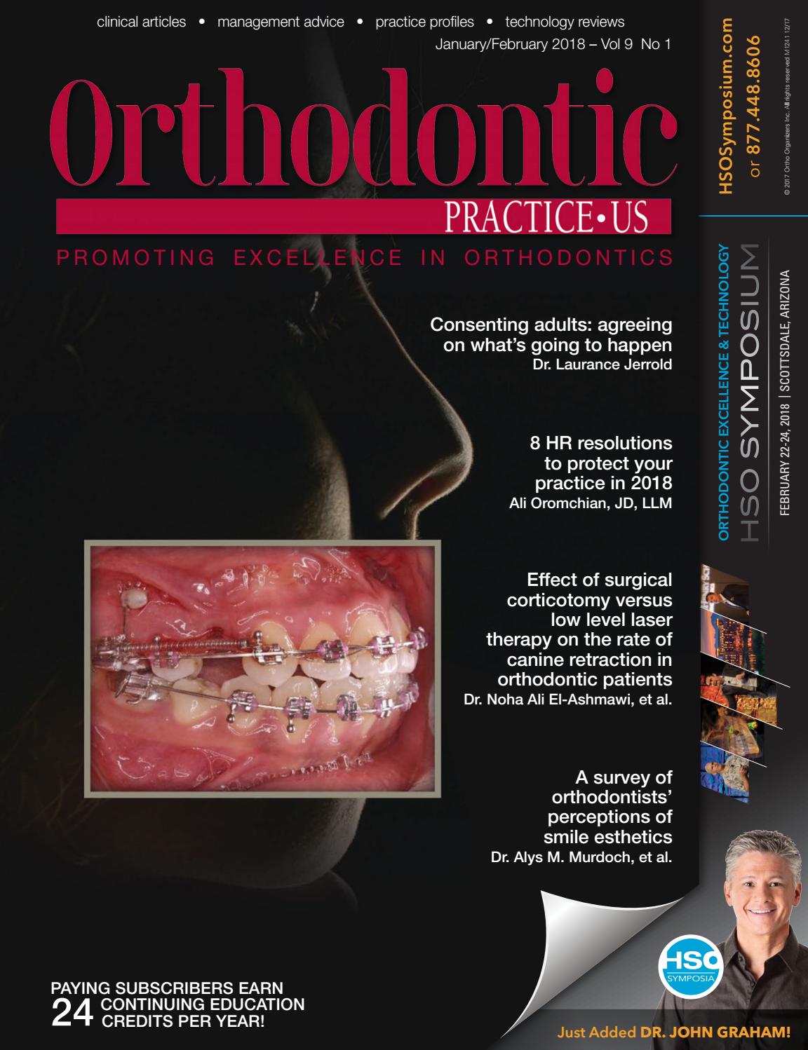 Orthodontic Practice US January/February 2018 Vol 9 No 1 by MedMark