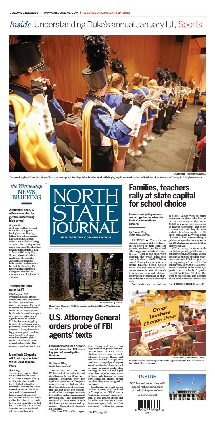 North State Journal Vol 2 Issue 56 by North State Journal Issuu