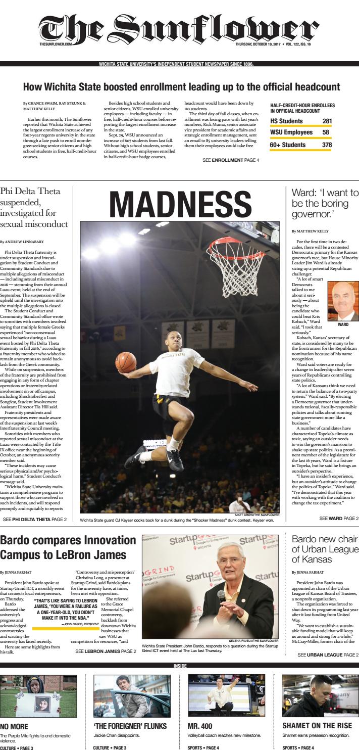 The Sunflower v.122 i.16 by The Sunflower Newspaper Issuu