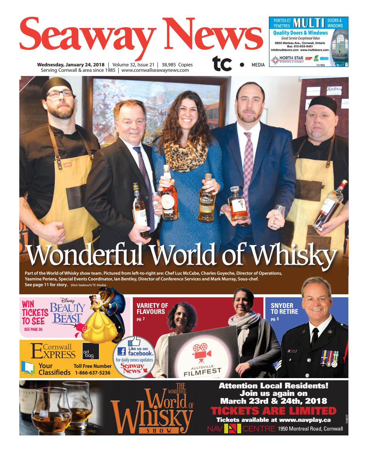 Cornwall Seaway News January 24, 2018 Edition by Cornwall Seaway