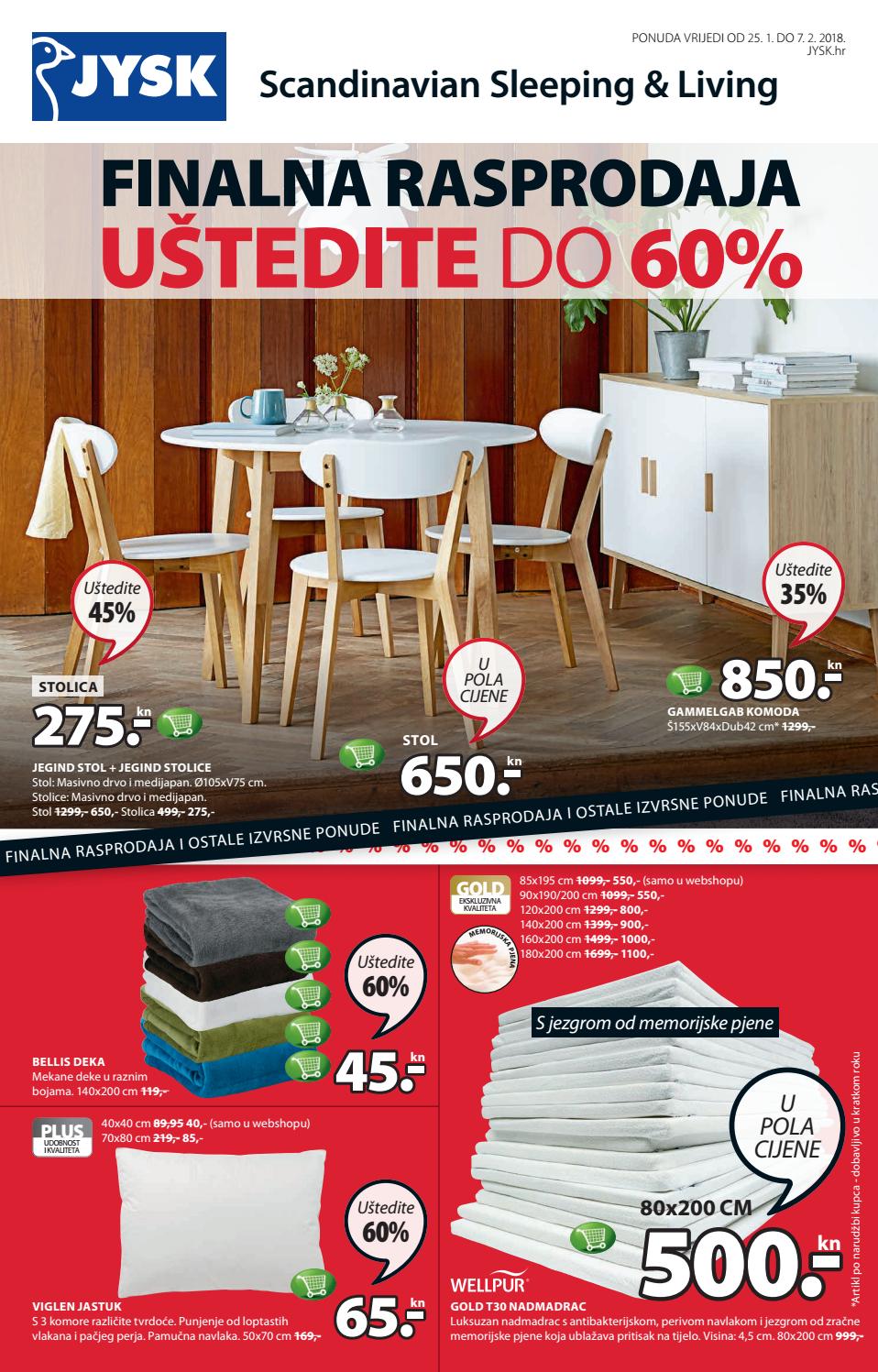 Jysk hrvatska katalog od 25 01 07 02 2018 by Catalog.hr Issuu