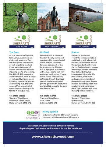 Sherratts Wood Day Opportunities by Blink Digital - Issuu