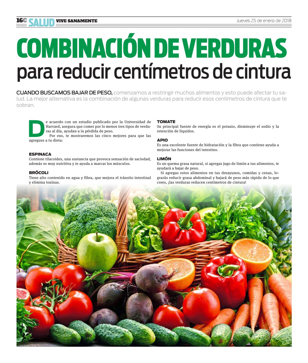 Alimentos que te ayudan a quemar la grasa abdominal