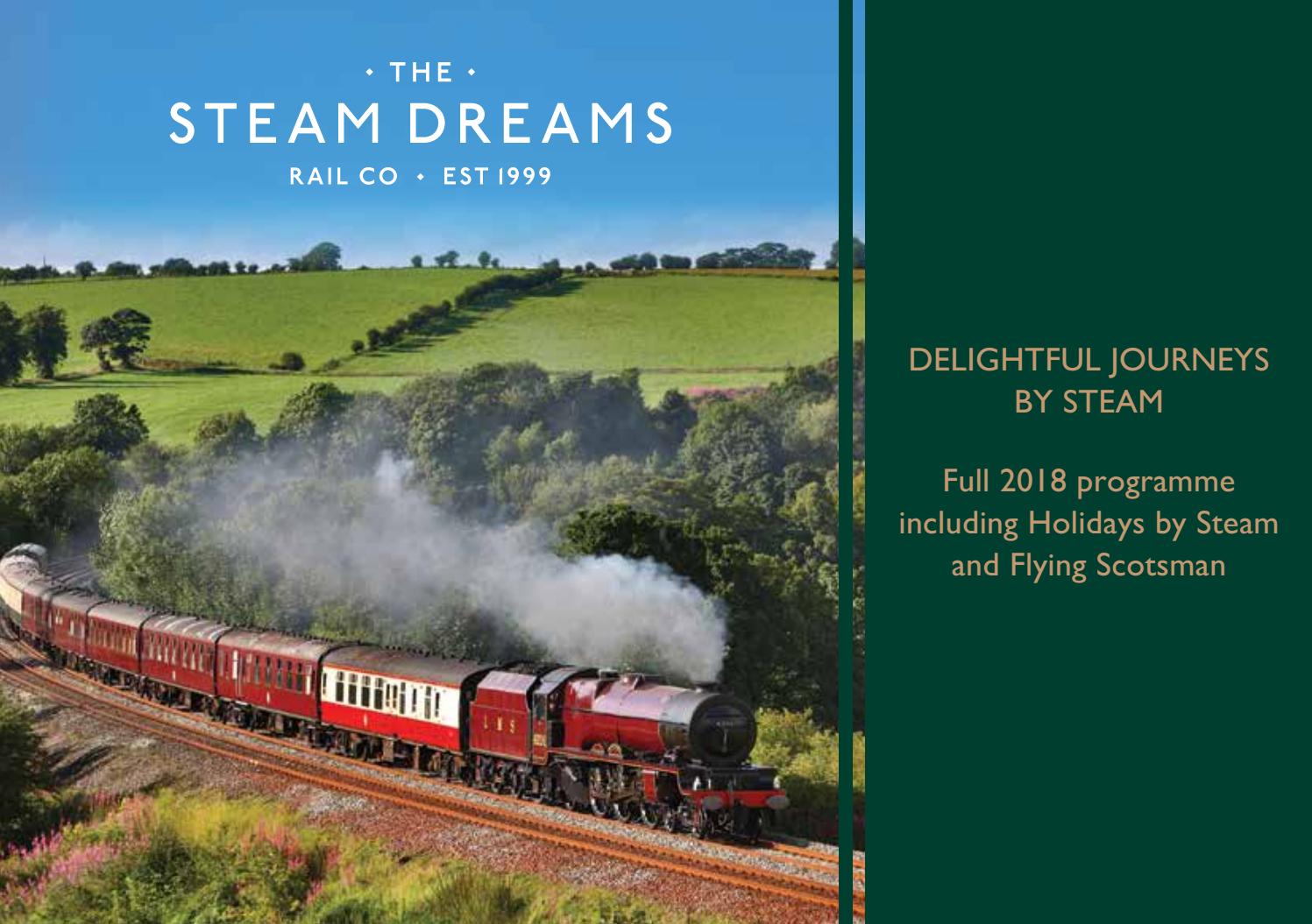 Steam dreams january brochure 2018 by Clearsite Issuu