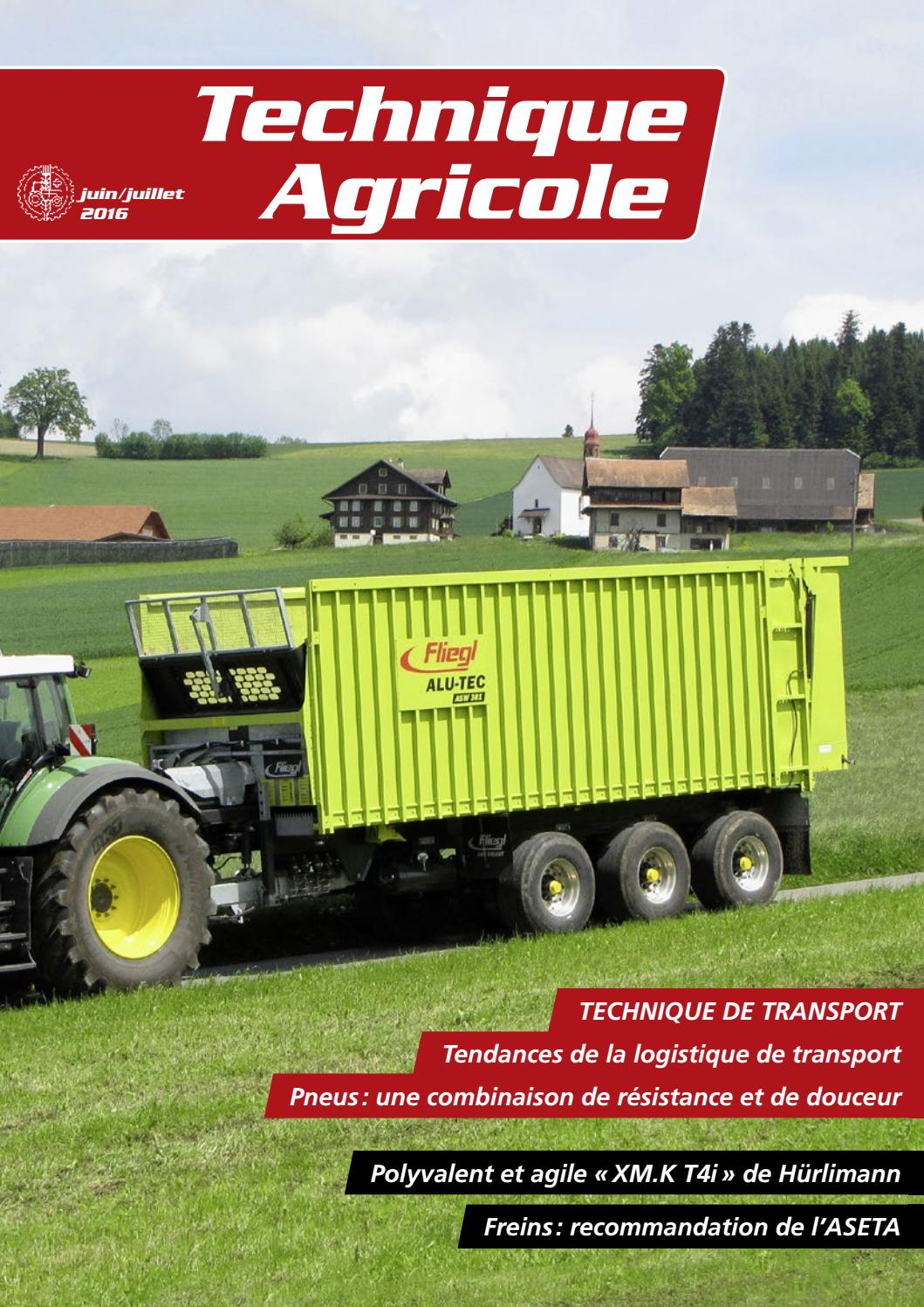 Technique Agricole 06 07 16 By Schweizerischer Verband Fur Landtechnik Issuu