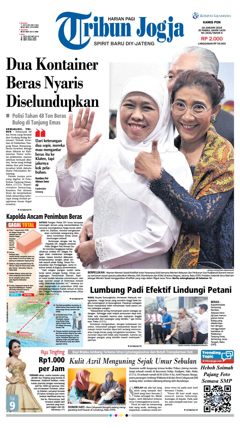 Tribunjogja 18 01 2018 By Tribun Jogja Issuu Tribunjogja 18 01 2018 By Tribun Jogja Issuu