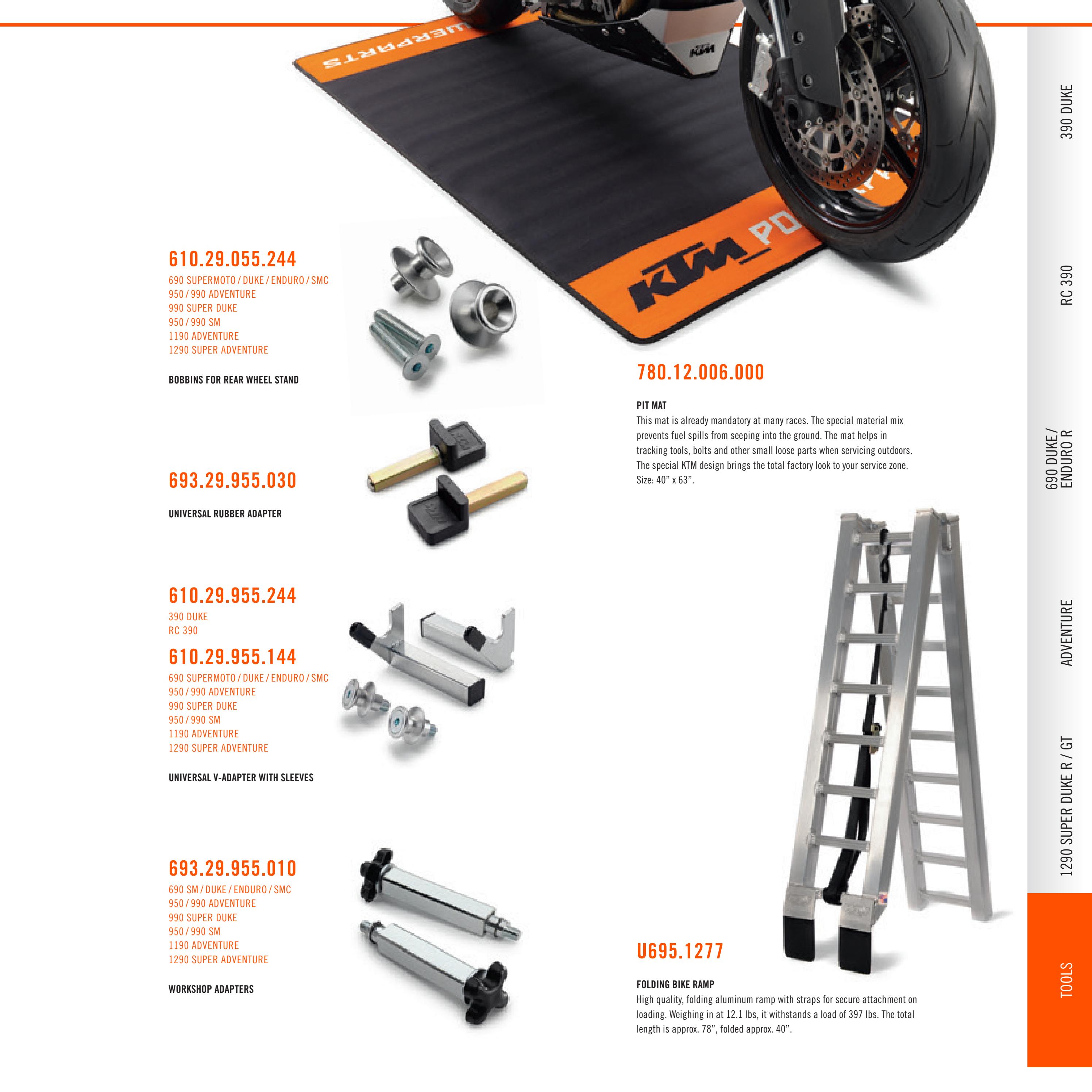 KTM PowerParts Street Catalog 2017 USA 