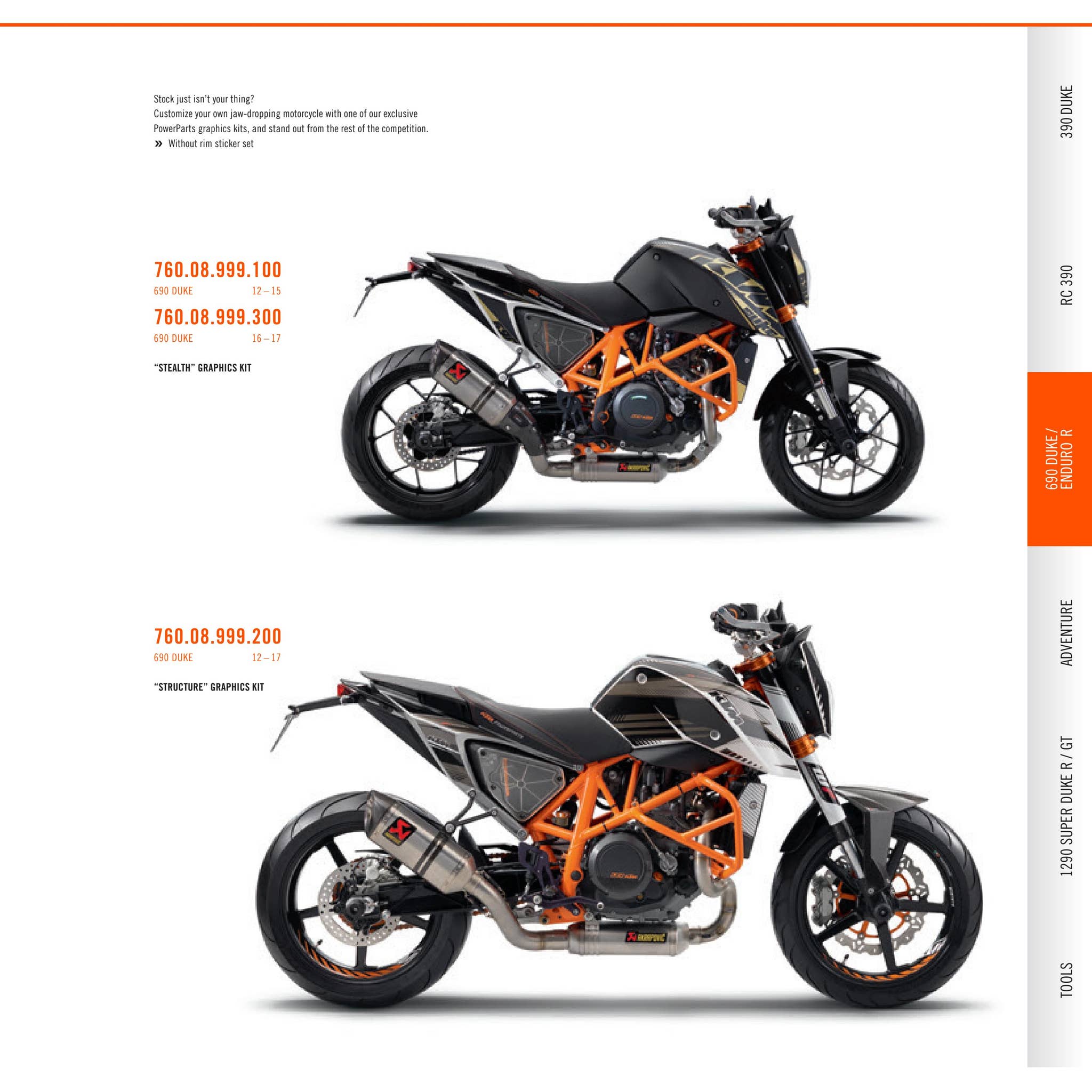 KTM Power Parts ‘15 Duke 690R シート KTM PowerParts Street Catalog 2017 USA by KTM GROUP - Issuu