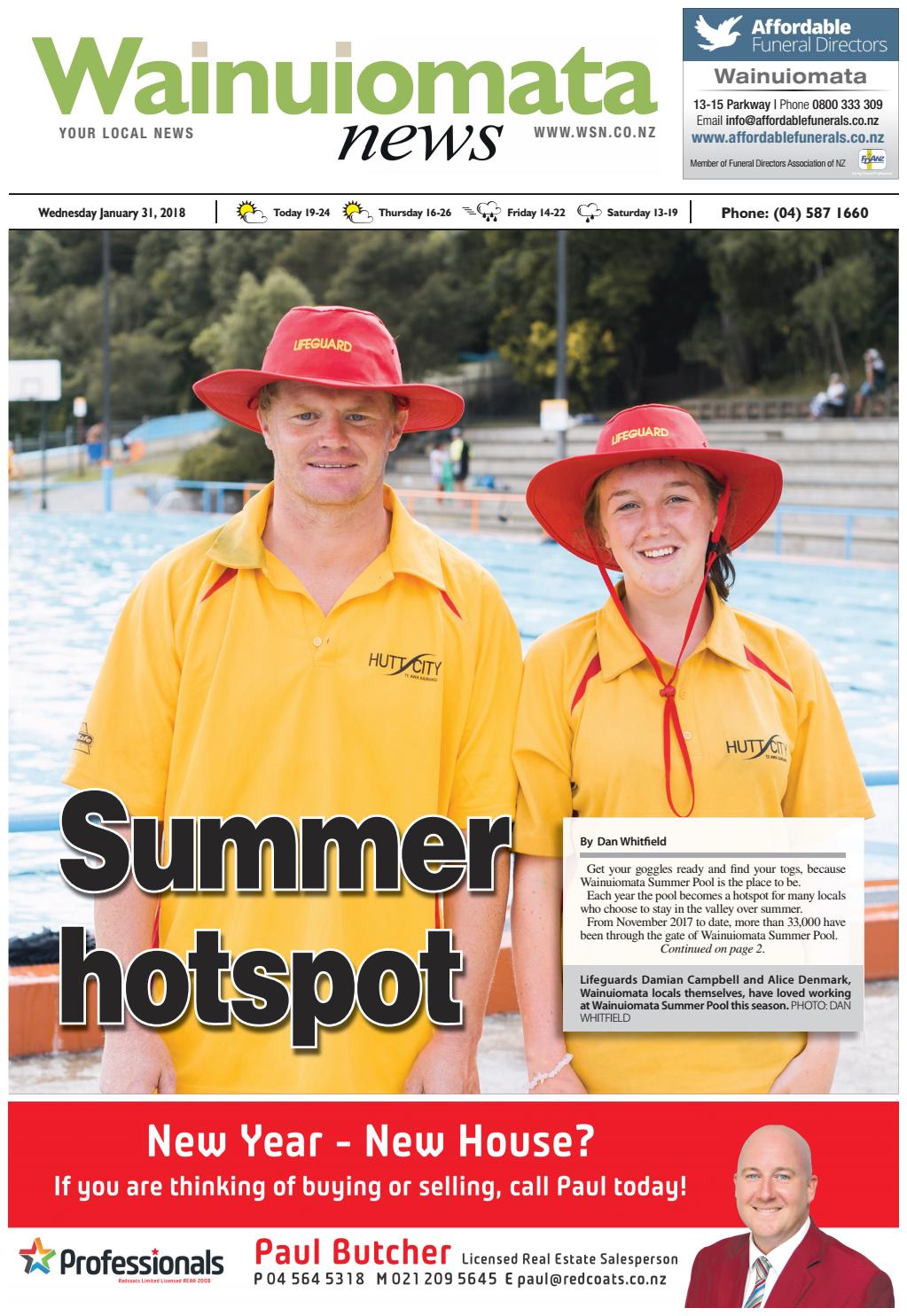 Wainuiomata News 310118 by Local Newspapers Issuu