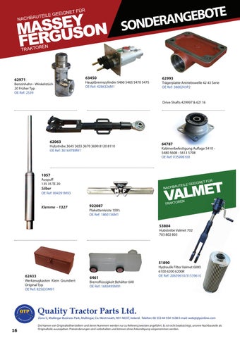 Quality Tractor Parts 灯饰目录 · Feb news18 德国 web 第 16 页
