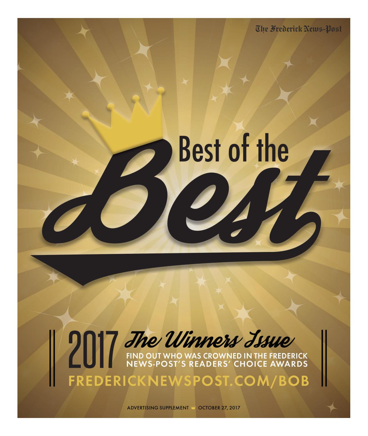 Best Of The Best 2017 By Frederick News Post Issuu