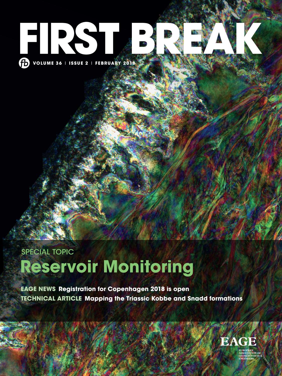 First Break February 2018 by EAGE issuu First Break February 2018 by EAGE issuu