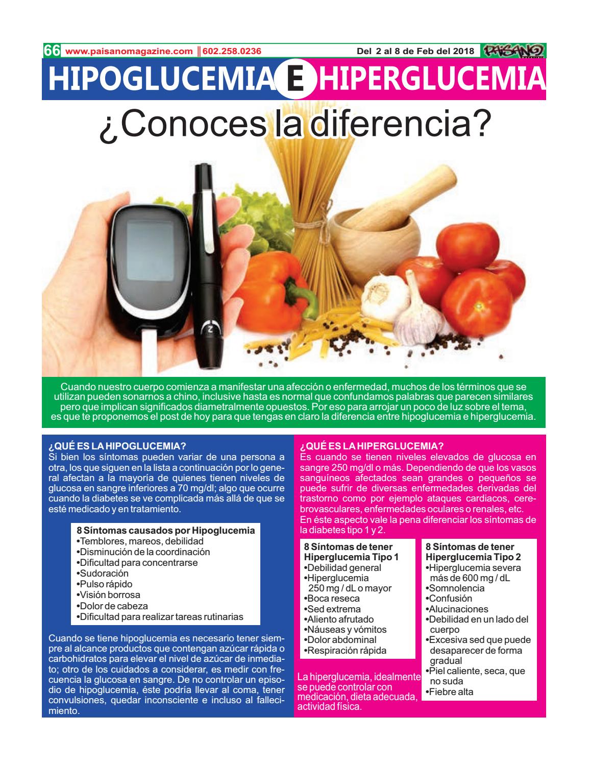hipoglucemia y diabetes diferencias hipoglucemia y diabetes diferencias