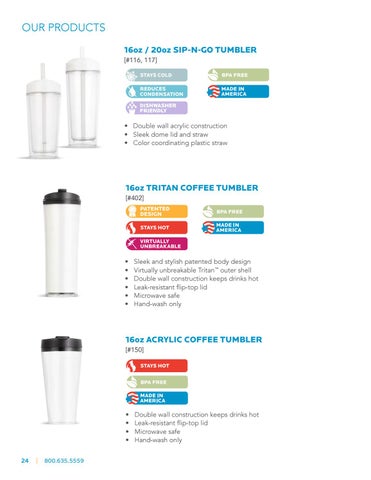 Drinkware 家具目录 2018 email 第 24 页