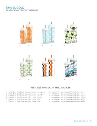 Drinkware 家具目录 2018 email 第 9 页