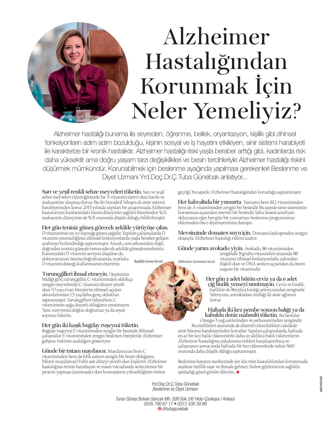 Alzheimer riskini azaltan besinler Alzheimer riskini azaltan besinler