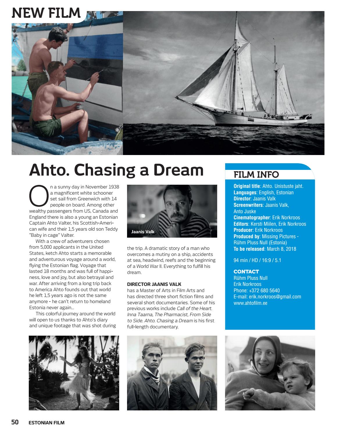 Estonian film 2018 / 1 by Eesti Filmi Instituut Issuu