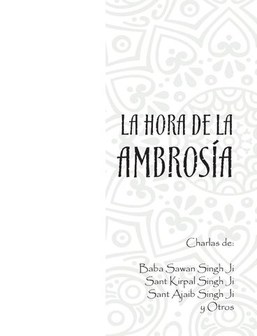 La Hora 德文 la Ambrosía (libro completo) 第 3 页