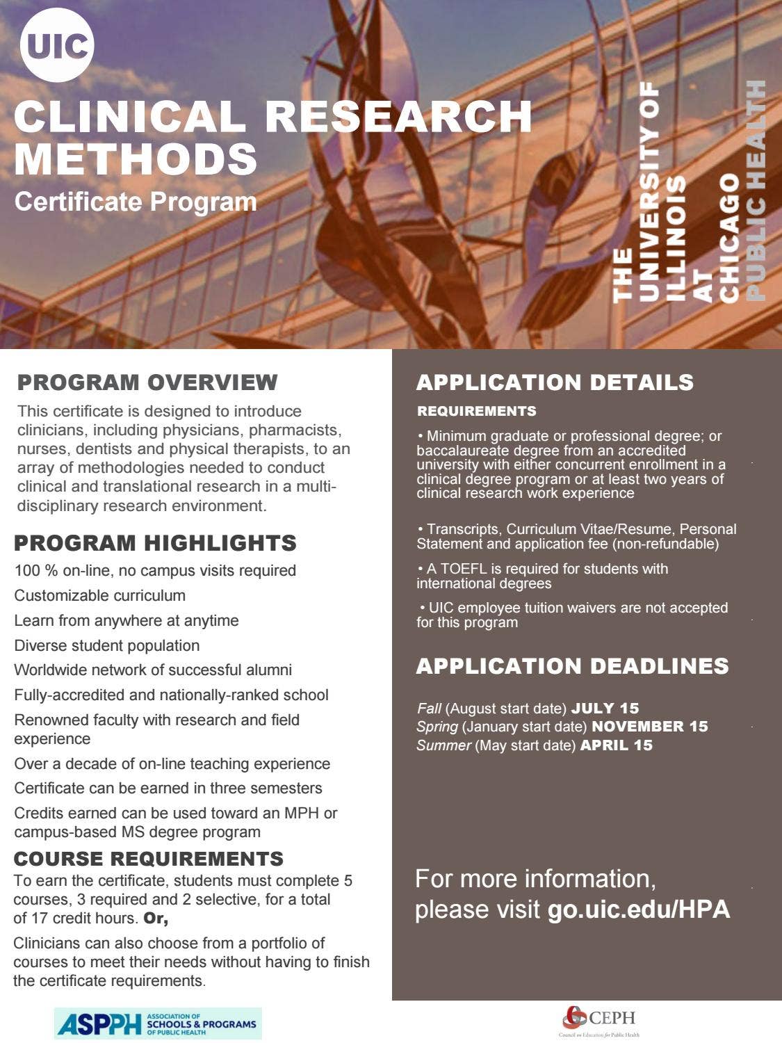 Clinical Research Methods by UIC Health Policy and Administration - Issuu