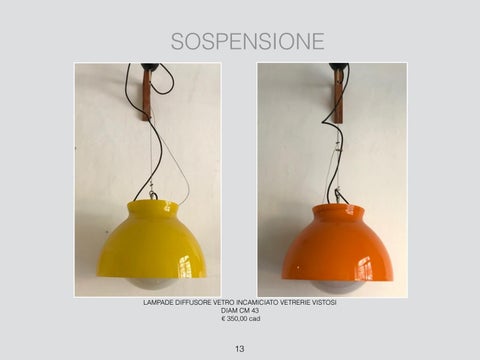 S.oggetti Milano 灯饰目录 · Lampade - Vendita oggetti 复古 第 13 页