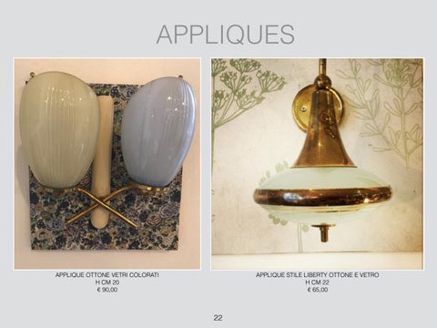 S.oggetti Milano 灯饰目录 · Lampade - Vendita oggetti 复古 第 22 页