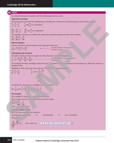 Preview Cambridge IGCSE® Mathematics Core and Extended Coursebook ...