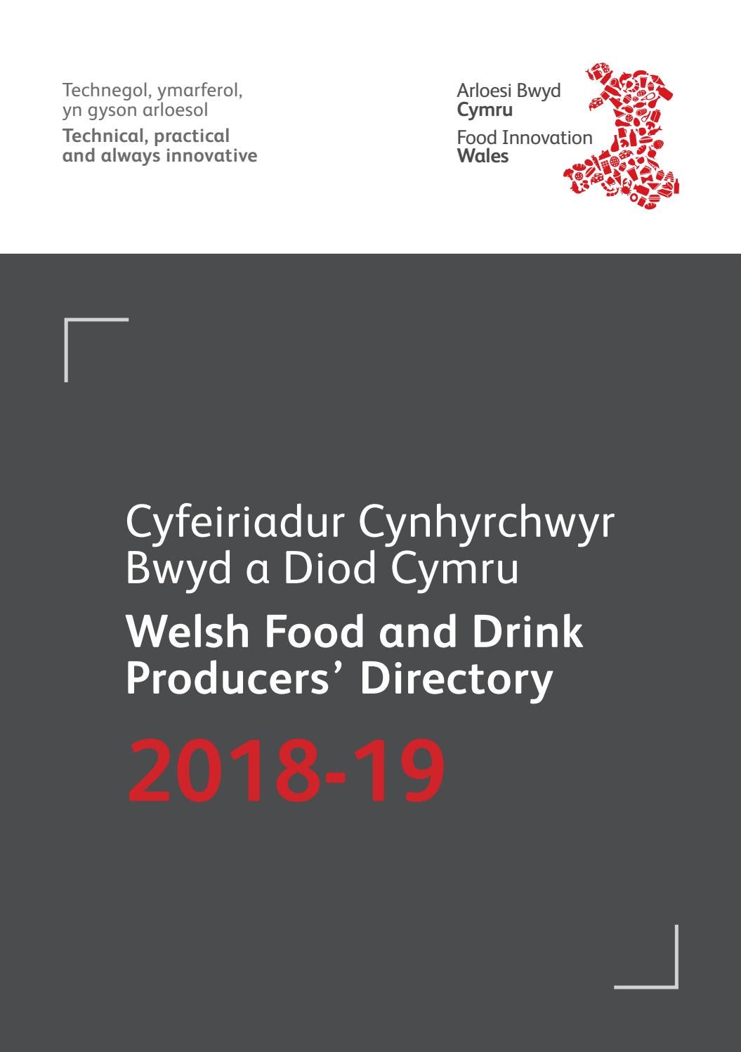 Welsh Food and Drink Producers' Directory 2018-19/Cyfeiriadur Cynhyrchwyr  Bwyd a Diod Cymru 2018-19 by Cardiff Metropolitan University - Issuu