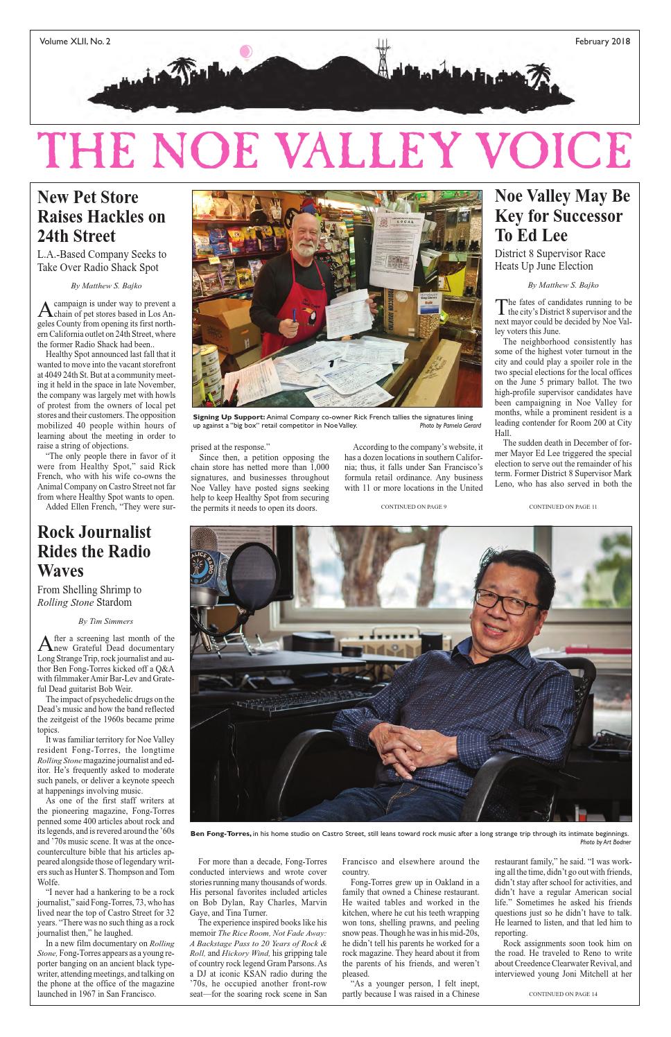 Noe valley Voice February 2018 by The Noe Valley Voice - Issuu