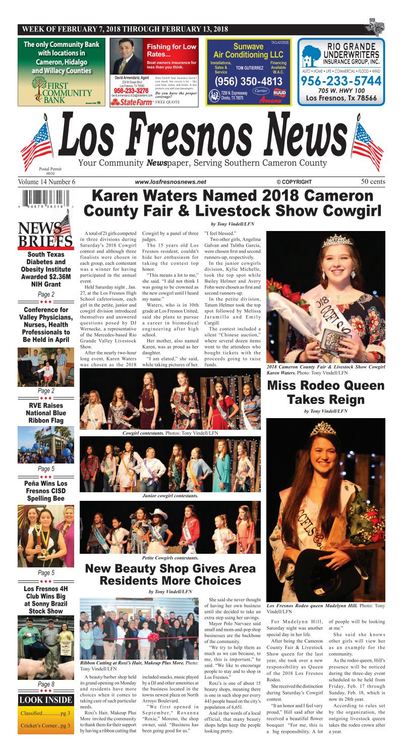 Los Fresnos News February 7, 2018 by La Feria News Issuu