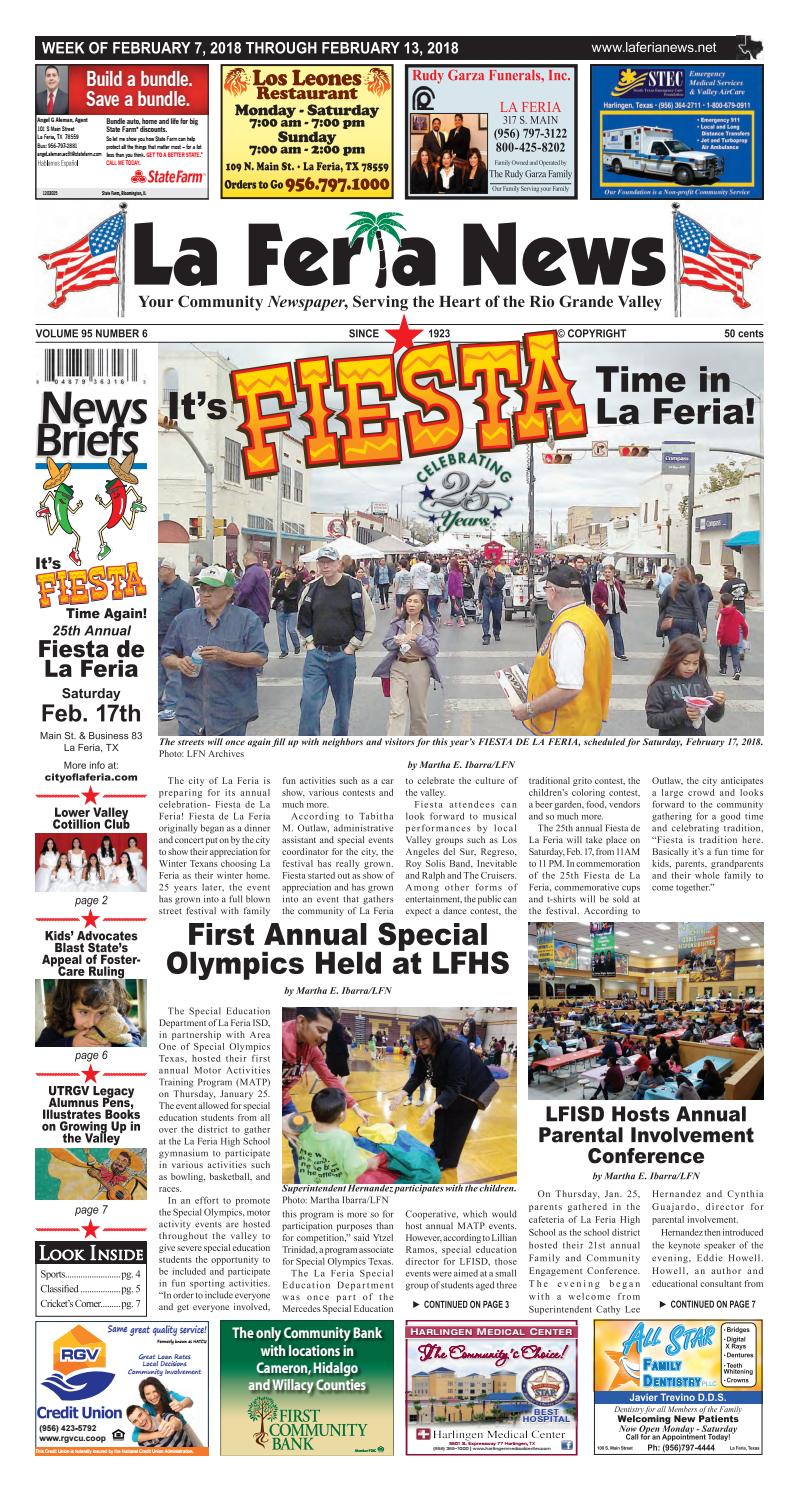 La Feria News February 7, 2018 by La Feria News Issuu