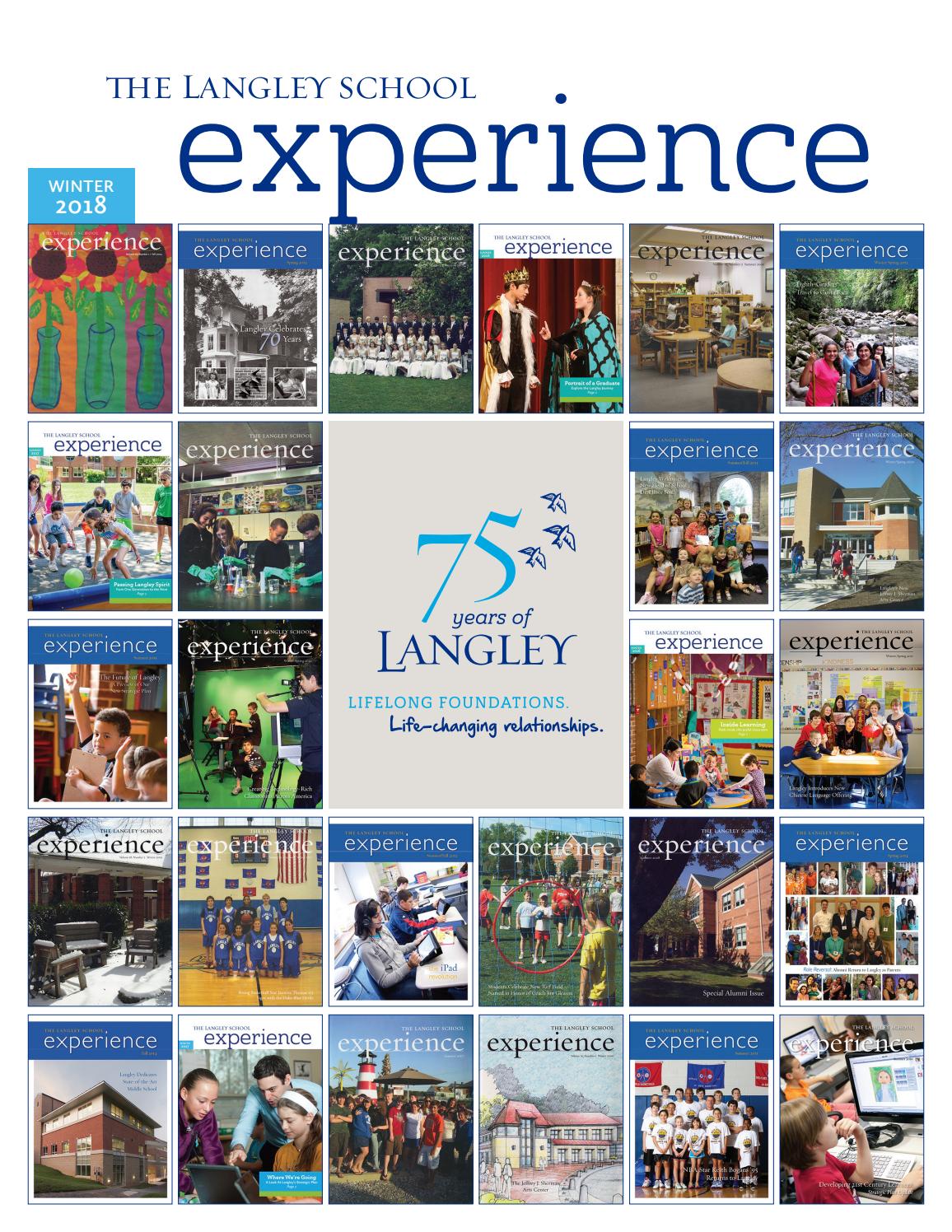 The Langley School Experience Winter 2018 by The Langley School Issuu