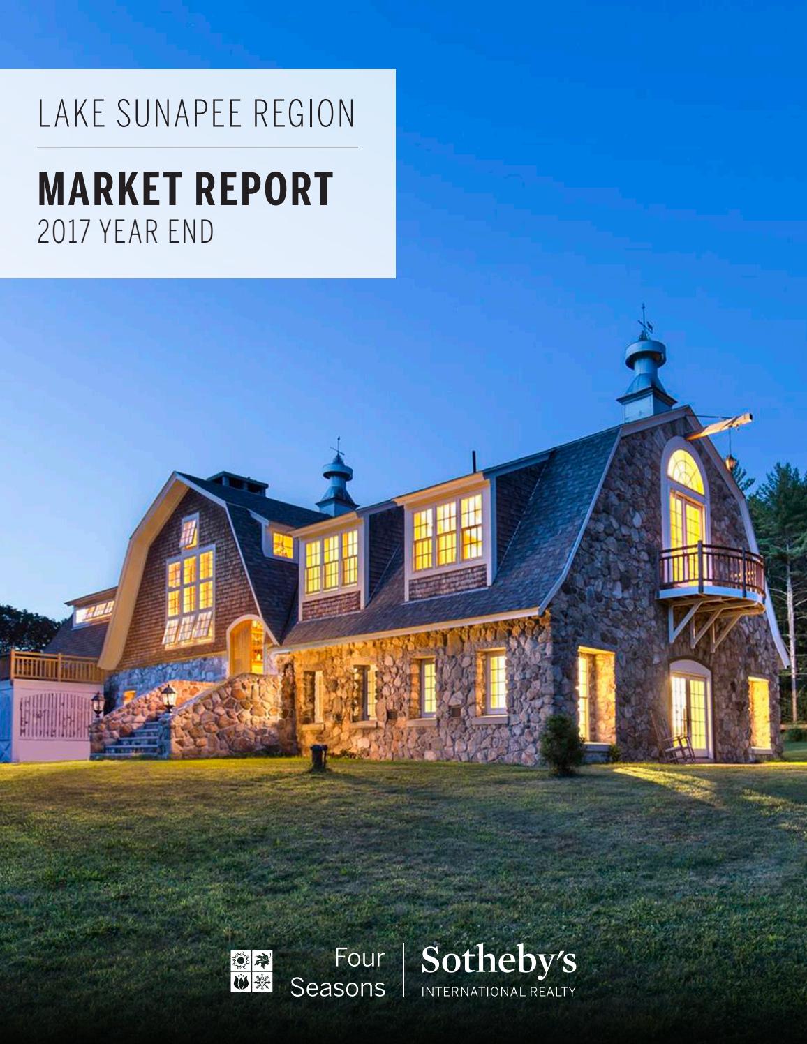 2017 Year End Market Report Lake Sunapee Region by Four Seasons