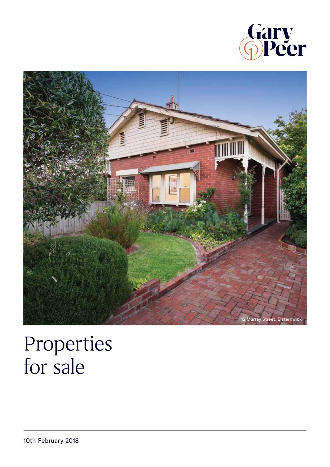 Gary Peer Properties for Sale 10th February 2018 by Gary Peer