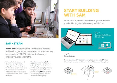 SAM's STEAM Kit Teachers guide by ETC Educational Technology Connection ...
