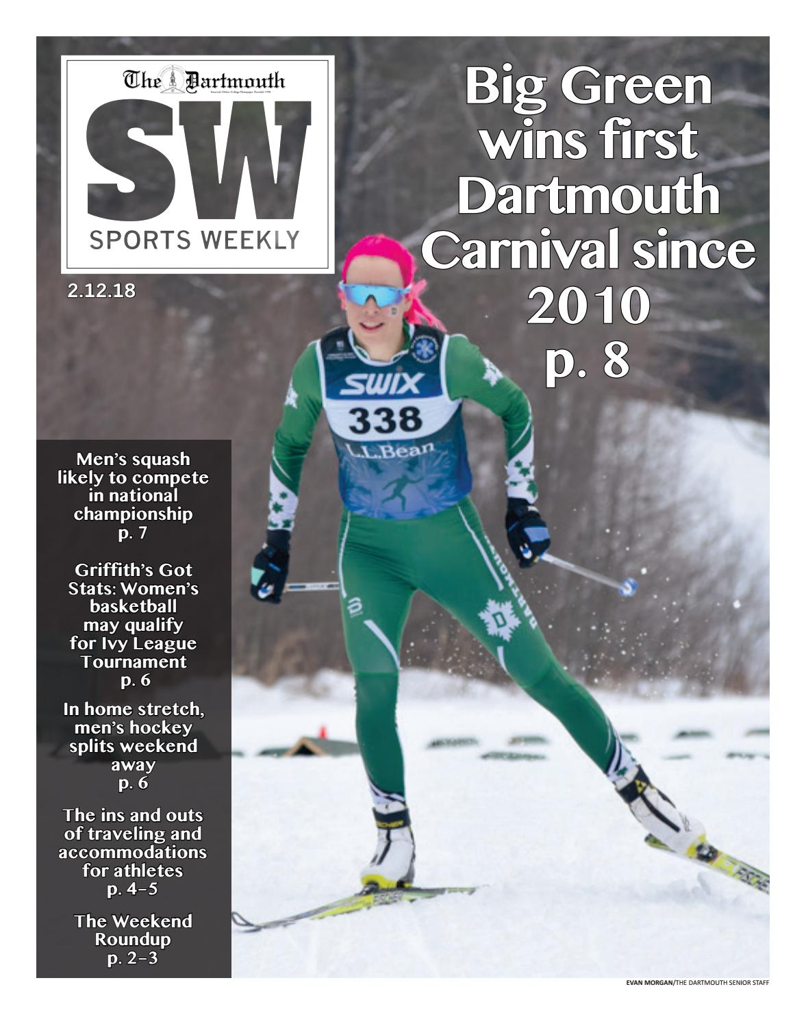 The Dartmouth Sports Weekly 2/12/18 by The Dartmouth Newspaper Issuu