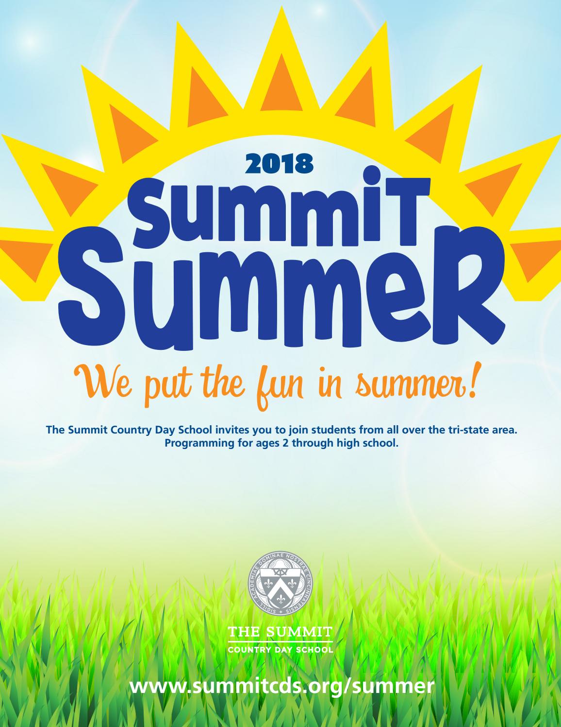 2018 Summit Summer by The Summit Country Day School Issuu