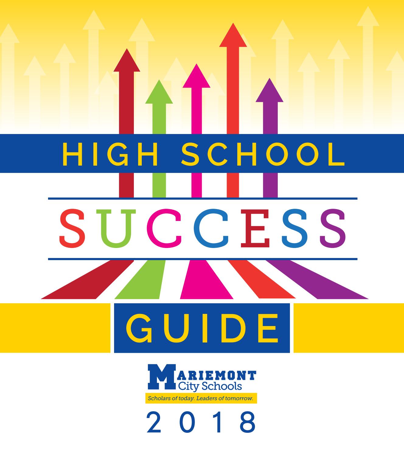 2018-19 High School Success Guide by Mariemont City School District - Issuu