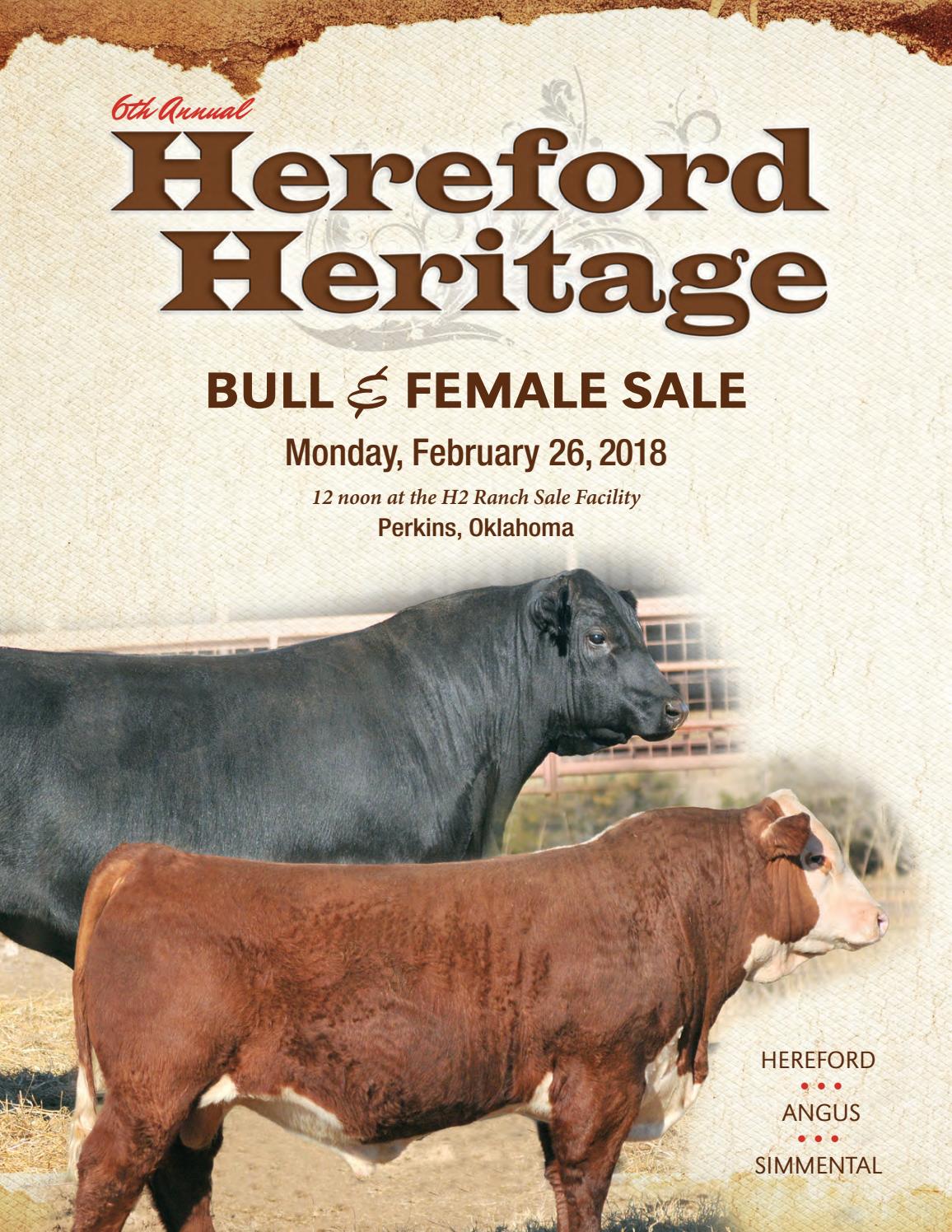 Hereford Heritage Bull & Female Sale by American Hereford Association