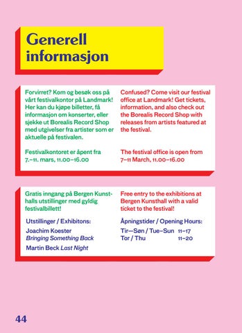 borealis 2018 programme book