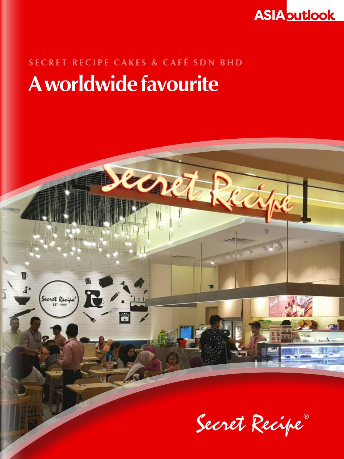 Secret Recipe Cakes And Cafe Sdn Bhd By Outlook Publishing Issuu