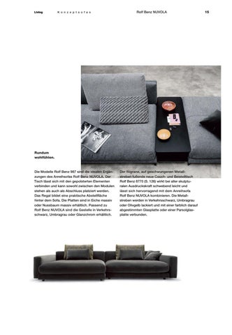 Perspektive Werbeagentur 家具目录 · Rolf Benz Hauptkatalog 2018 第 15 页