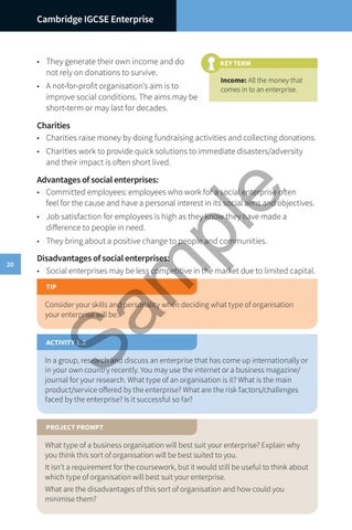 Preview Cambridge IGCSE® Enterprise Coursebook by Cambridge ...