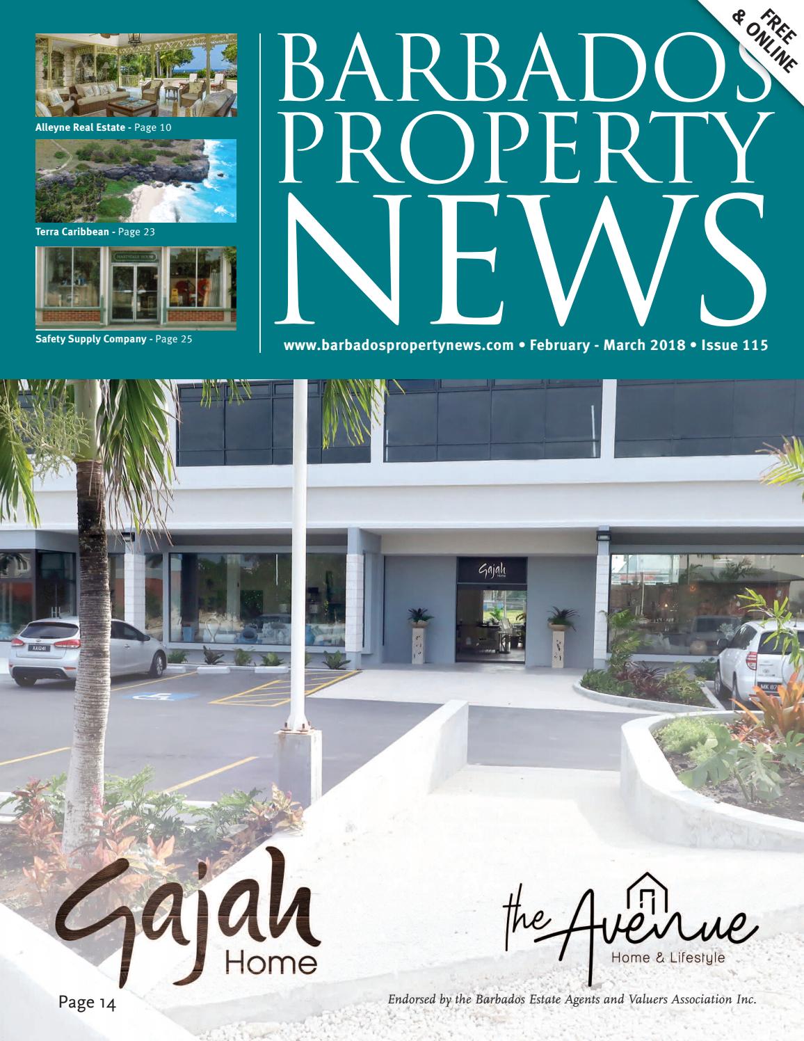 Barbados Property News February March 2018 by Hiltop Publications Ltd