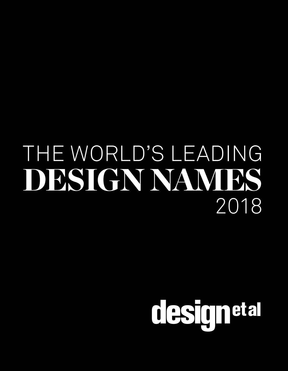 The World's Leading Design Names - design et al by design et al - Issuu